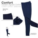 Pantalón Algodón Confort Unisex Azul 02